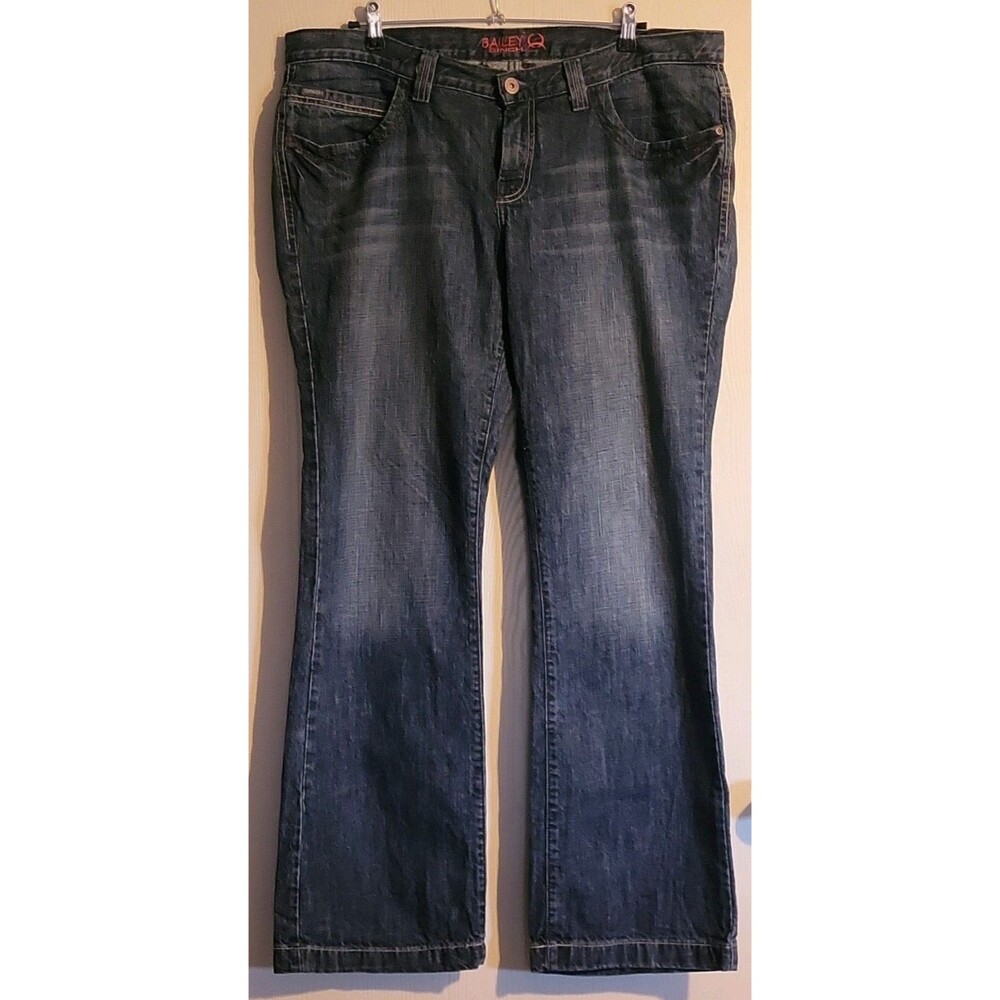 Cinch Bailey Bootcut Jeans Womens 33/15 L Denim Relaxed Western Cowgirl EUC